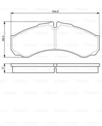 Гальмівні диски гальмівні колодки перед bosch renault mascott коробка передач Оригінал, фото thumb