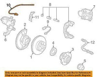 фото thumb №9, Bmw 7 e38 2.5tds датчик швидкості диски abs передній праве 34521182076