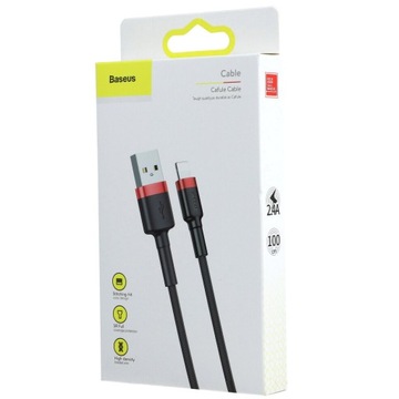 Baseus Cafule USB-A — кабель Lightning, 2,4 А, 1 м