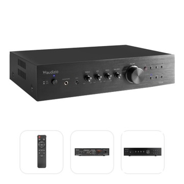 2-канальный усилитель HiFi 2x200 Вт, пульт дистанционного управления BT Audizio