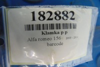 Alfa romeo 156 ручка дверь правый перед Оригинал, фото thumb