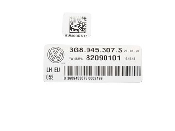 фото thumb №15, Vw arteon 2017+ комплект лампа 3g8945308s 3g8945307s 3g7945207b 3g7945208b