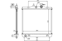фото thumb №9, Nissens 66654 радиатор, система охлаждение двигателя