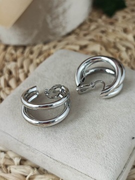 Серебряные зажимы для ушей, украшения, новые диски c105