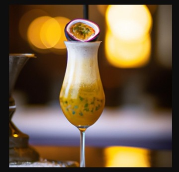 PARTY HIT Puree Marakuja Maracuja Passion Fruit Drink Koktail Malibu Mojito