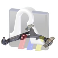 фото thumb №2, Рычаг нижний перед левый lancia dedra 1.9 tds 2.0