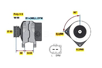 фото thumb №2, Генератор 14v 110a audi a2 seat altea altea xl
