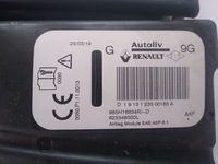 фото thumb №3, Poduszka-airbag сидіння renault clio iv,captur