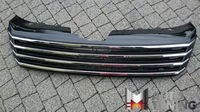 фото thumb №4, Решётка радиатора vw passat b7 11/10- black / хром блеск