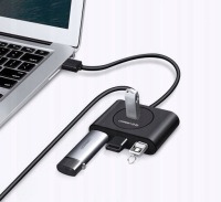 АДАПТЕР-концентратор UGREEN, РАЗДЕЛИТЕЛЬНАЯ СТАНЦИЯ USB 3.0 4X USB-A 5 ГБ/с PLUG&PLAY 0,5M