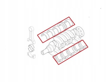 КОРЕННЫЕ ПОДШИПНИКИ SUBARU LEGACY 2.0D DIESEL EE20 STD