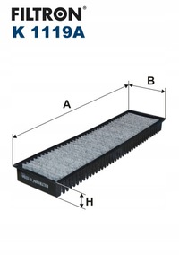 фото thumb №10, Фильтр салонный угольный mini r50 r53 r52 1.4d 1.6 01-07 filtron k 1119a