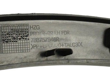 фото thumb №10, Koleos ii 2 16-22 планка накладка крила ліва задня лівий зад гарна