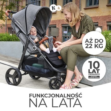 Легкая коляска GRANDE PLUS от Kinderkraft.