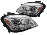 фото thumb №1, Фара лампа kpl day line light led хром mercedes ml 164 lift 2008-12