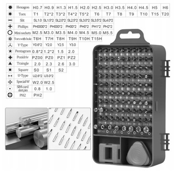 НАКОНЕЧНИКИ ДЛЯ ТОЧНЫХ ОТВЕРТОК АЛЮМИНИЕВЫЕ НАКОНЕЧНИКИ TORX 110+5