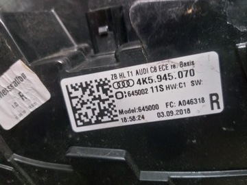 фото thumb №11, Лампа лампы зад audi a6 c8 sedan led