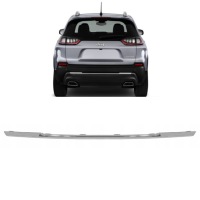 фото thumb №1, Молдинг бампера задняя хром jeep cherokee kl 2019-
