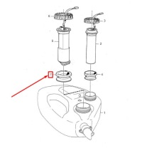 Купить Volvo c70 mk1 уплотнительное кольцо насоса топлива 9447141 оригинальный, фото thumb