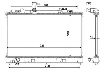 фото thumb №2, Радіаторів двигуна nrf rf5c15200 c a b