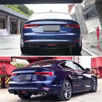 Карбоновый диффузор бампера Audi A5 B9 S5 17