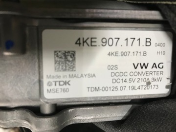 Преобразователь напряжения AUDI E-TRON 4KE907171B