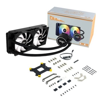 Водяное охлаждение DarkFlash Ac Se 240 для процессора компьютера привело Argb