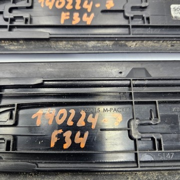 фото thumb №8, Bmw f34 f36 планки пороговые накладки перед зад комплект m набор