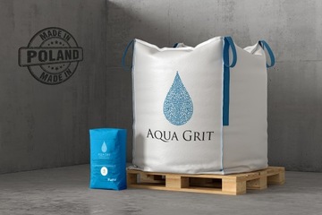 Piasek szkło kwarcowe Aqua Grit 29058 Atest PZH 0,85 - 2 mm 25kg