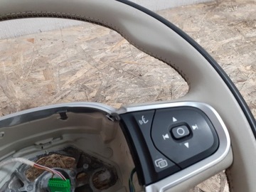 фото thumb №9, Volvo s60 iii руль мультифункция кожа бежевая