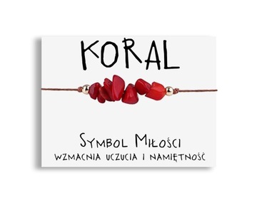 ЖЕНСКИЙ КАМЕННЫЙ КОРАЛЛОВЫЙ БРАСЛЕТ, АМУЛЕТ ЛЮБВИ