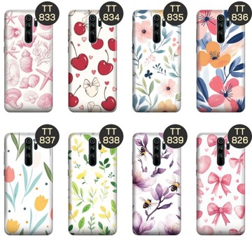 ETUI DO XIAOMI REDMI NOTE 8 PRO WZORY WIOSNA KWIATY ROŚLINY OBUDOWA CASE