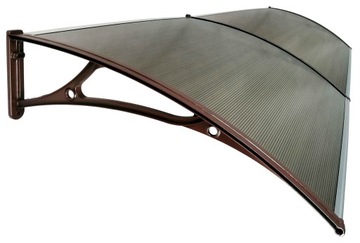 DASZEK NAD DRZWI ZADASZENIE 200x100 Aluminium
