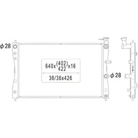фото thumb №1, Радиатор mitsubishi colt 04-08