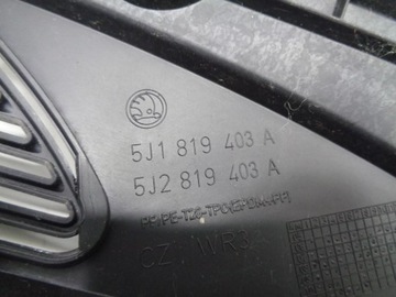фото thumb №5, Skoda fabia ii roomster praktik панель под лобовым стеклом верхний 07-14r 5j1819403b