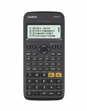 KALKULATOR NAUKOWY CASIO FX-82CEX PL MENU KODY QR