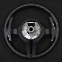 фото thumb №16, Bmw f87 m2 f80 m3 руль m performance чёрная кожа с подогревом лепестки