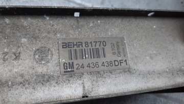 фото thumb №5, Інтеркулер opel zafira a 2.0d 02r 24436438df1