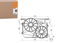фото thumb №1, Nrf 47535 вентилятор, охлаждение двигателя