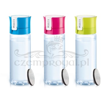 Синяя бутылка для воды Brita Vital 0,6 для футбольных тренировок
