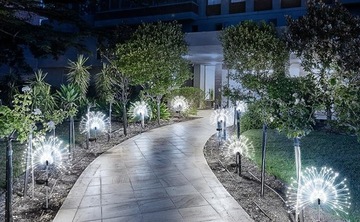 2 ШТ. СОЛНЕЧНАЯ ЛАМПА ДЛЯ УКРАШЕНИЯ САДА ДАНДУЛЯРЫ ЛАМПА 150 LED