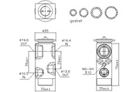 фото thumb №2, Nissens 999352 клапан розширювальний, кондиціонер
