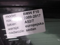 фото thumb №7, Bmw 5 f10 10-17 sedan дверь передние i задние правые комплект a52/7 spacegrau