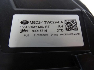 фото thumb №12, Лампа фара led mid new evoque l551 my21 2021