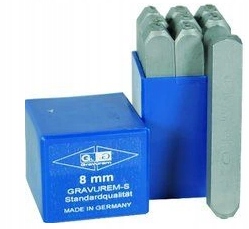 Numeratory cyfrowe 12mm znaczniki 10012000 Gravurem