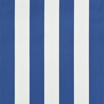 Markiza balkonowa, tarasowa 200 x 150 cm biały, odcienie niebieskiego