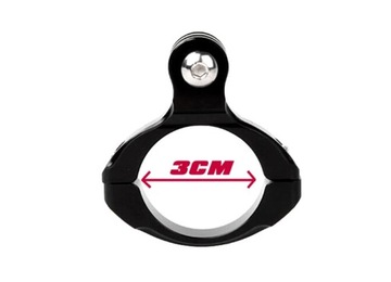 Алюминиевый держатель + адаптер Bike Motor GOPRO 12 DJI ACTION 4 (GP.40)