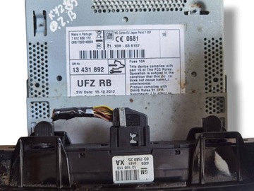 фото thumb №6, Радио автомобильные opel zafira 2 b рестайлинг 2013 13431892