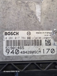Блок управления двигателя alfa romeo giulietta 0281017784 51901465 Доставка, фото thumb