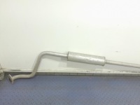 Toyota yaris 1 рестайлинг  1.0b 68 km гаситель выхлоп труба Оригинал, фото thumb